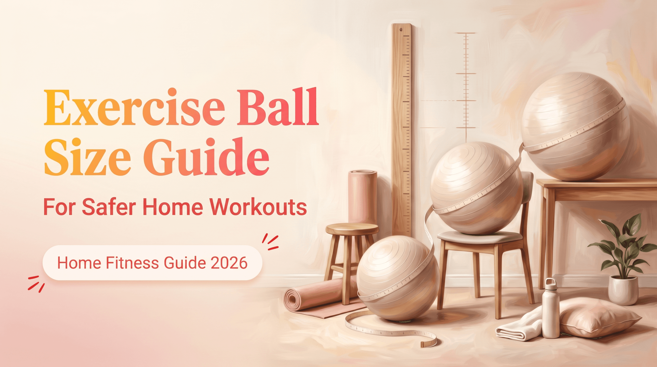 Exercise Ball Size Guide for Safer Home Workouts