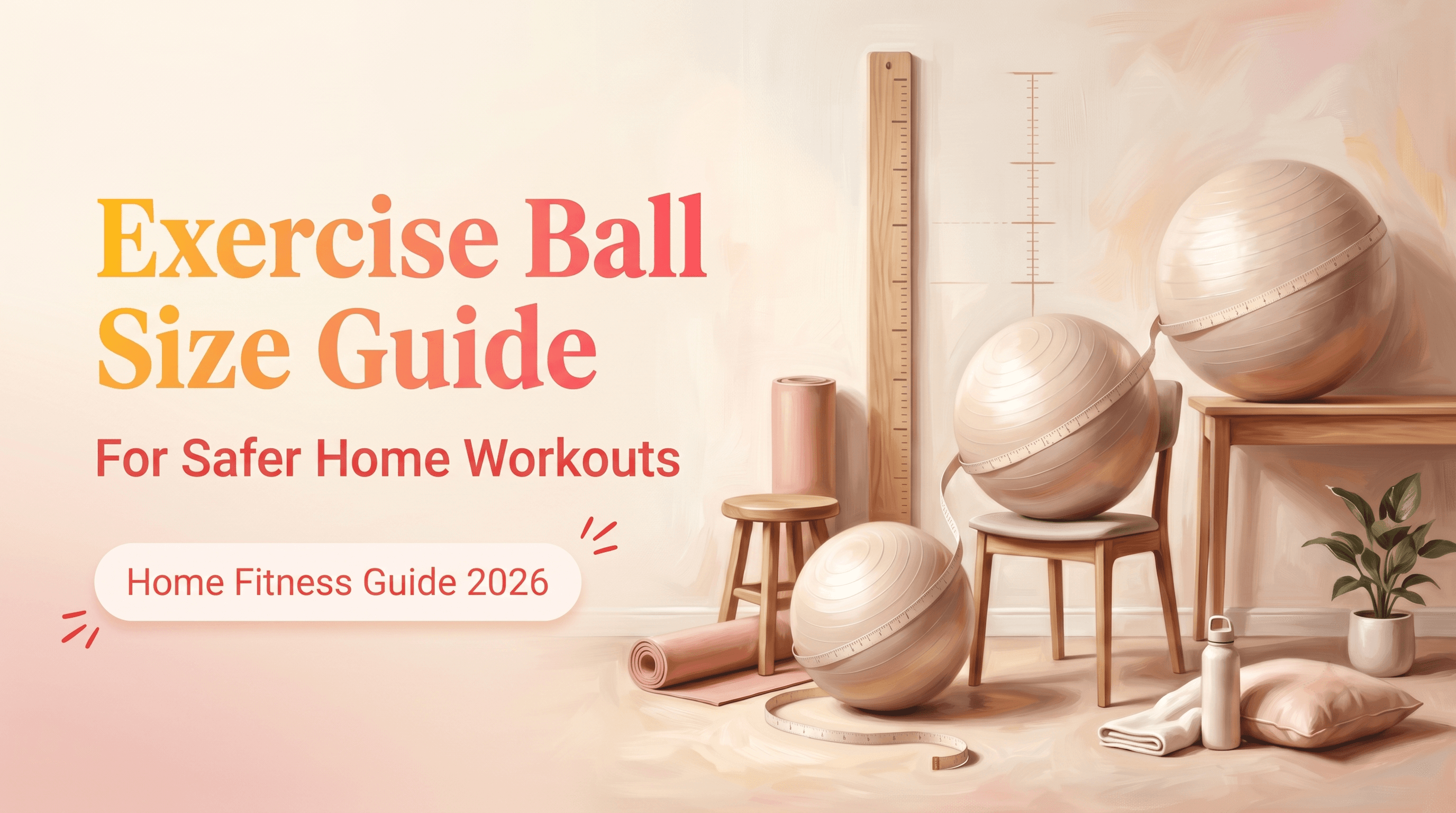 Exercise Ball Size Guide for Safer Home Workouts