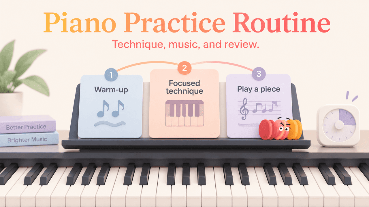 Piano Practice Routine: What to Do Each Day