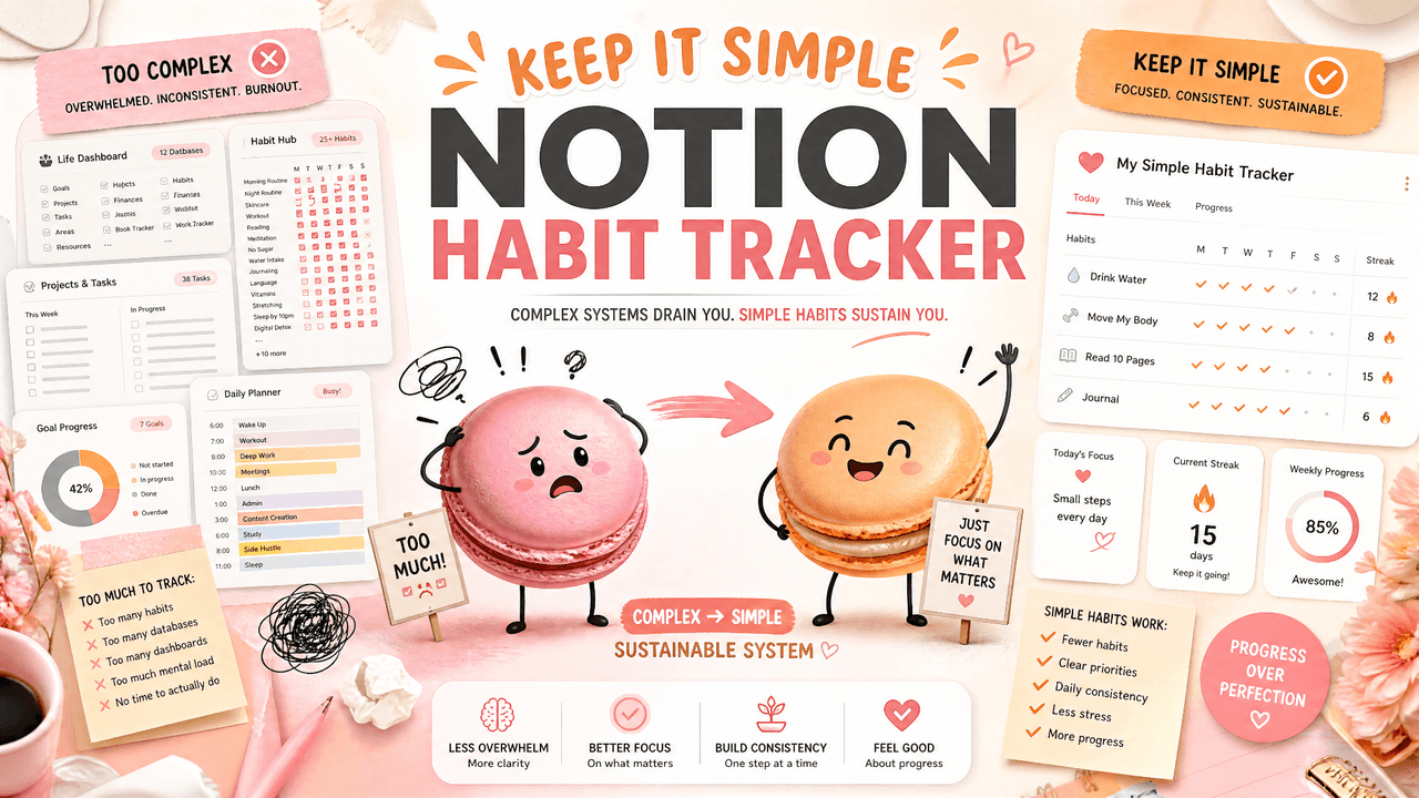 Notion Habit Tracker That Stays Simple