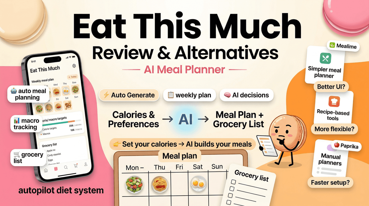 Eat This Much Review: Meal Planner and Alternatives