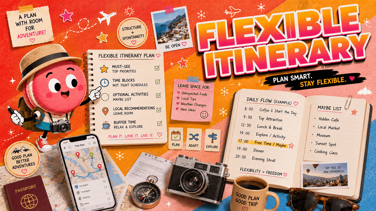 How to Make a Travel Itinerary That Still Feels Flexible