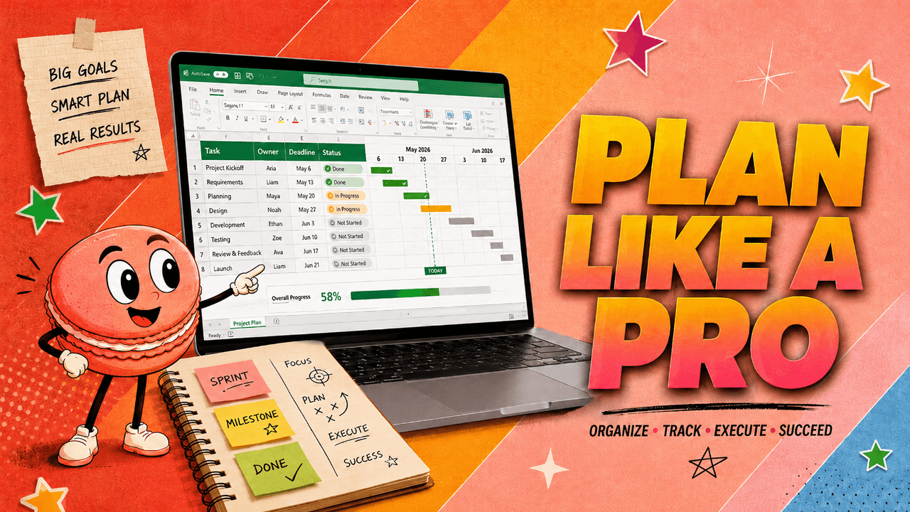 Project Management Plan Template in Excel