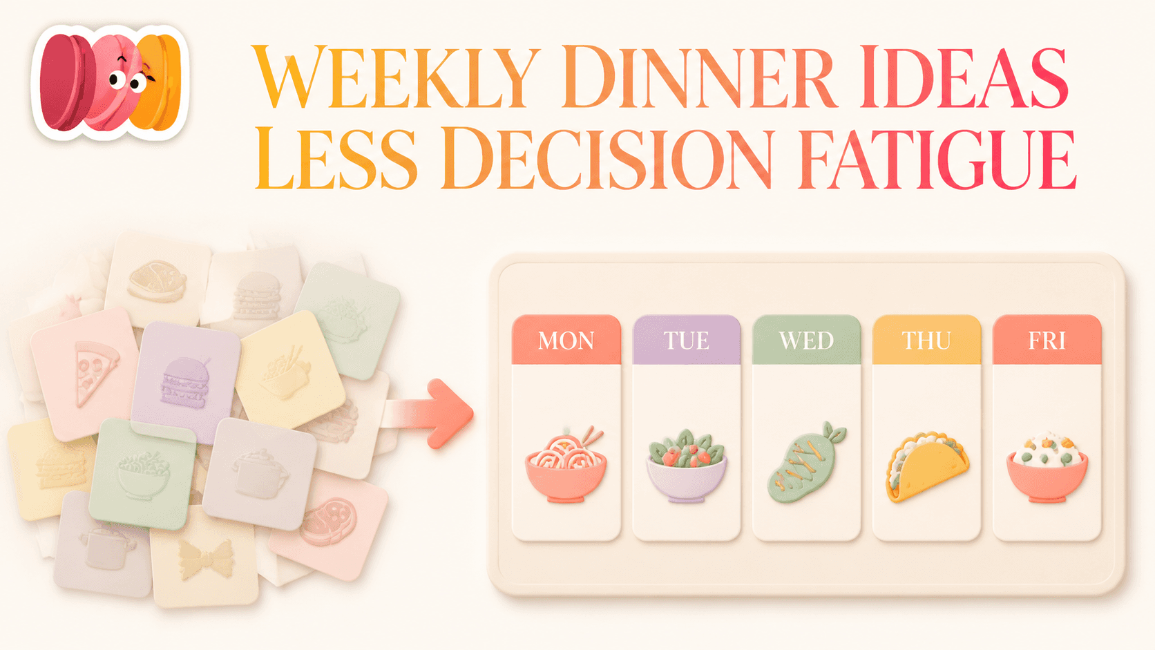 Weekly Dinner Ideas That Reduce Decision Fatigue