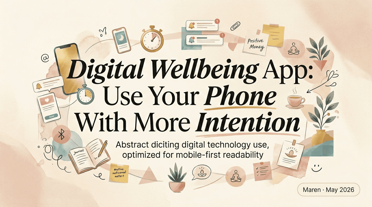 Digital Wellbeing App: Use Your Phone With More Intention