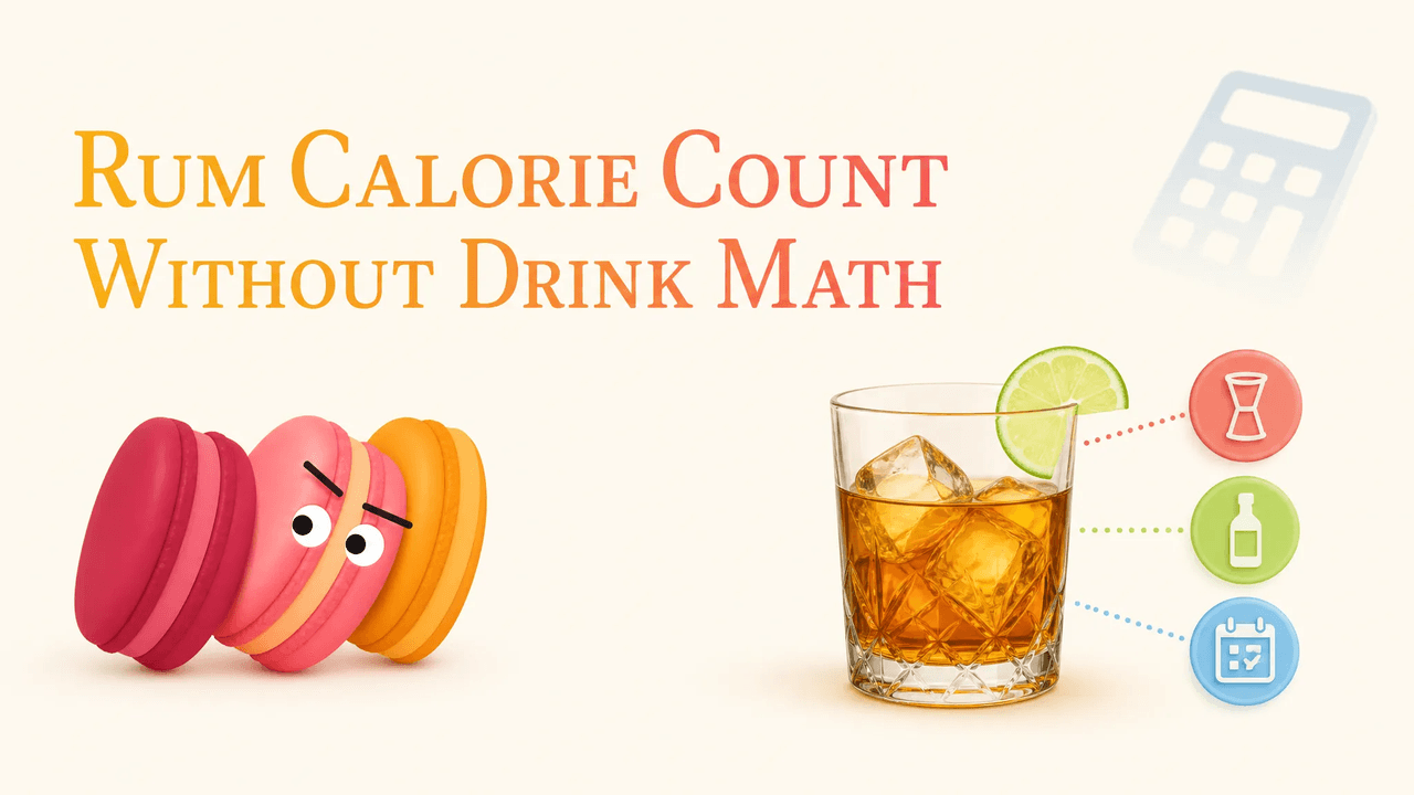 Rum Calorie Count Without Drink Math