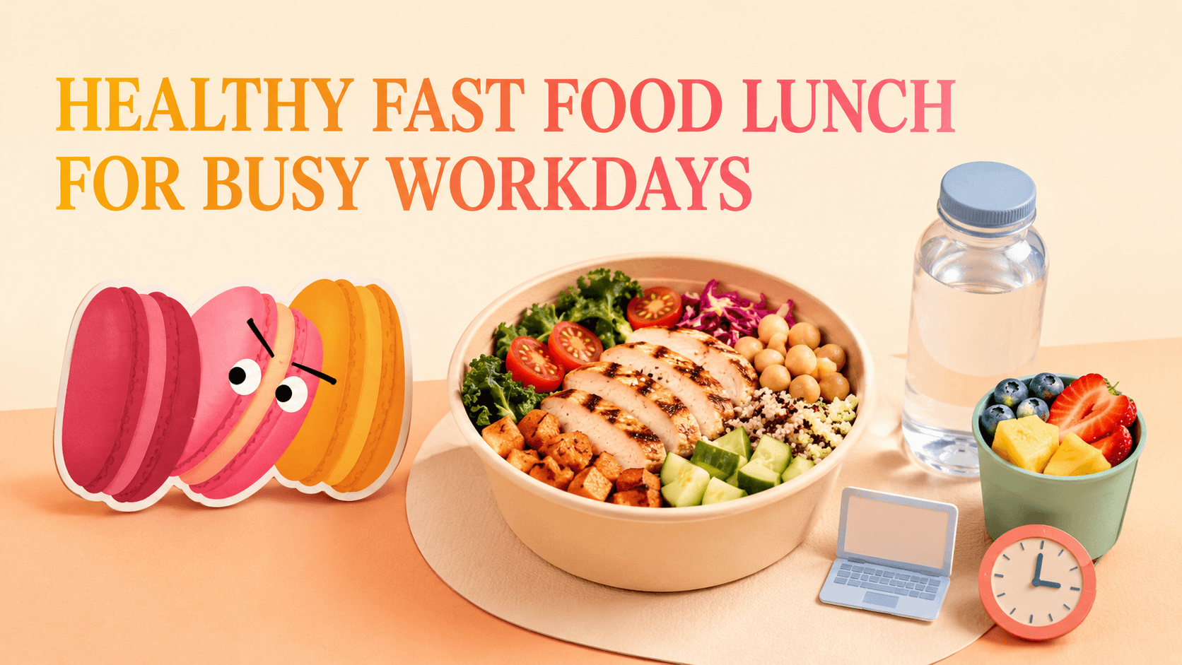 Healthy Fast Food Lunch for Busy Workdays