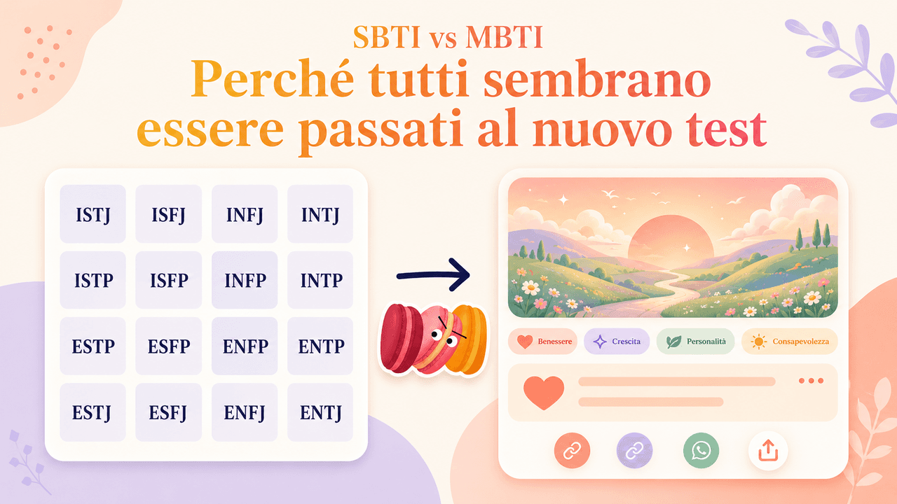 SBTI vs MBTI: perché tutti sembrano essere passati al nuovo test