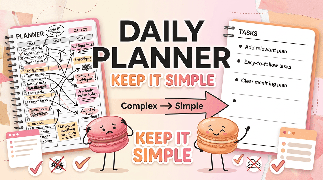 Daily Planner: How to Use One Without Overcomplicating It
