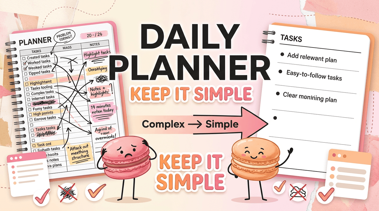 Daily Planner: How to Use One Without Overcomplicating It