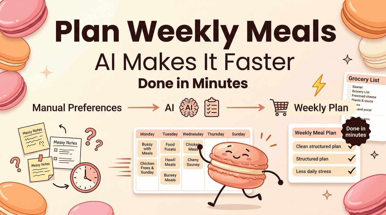How to Plan Meals for the Week (AI Makes It Faster)