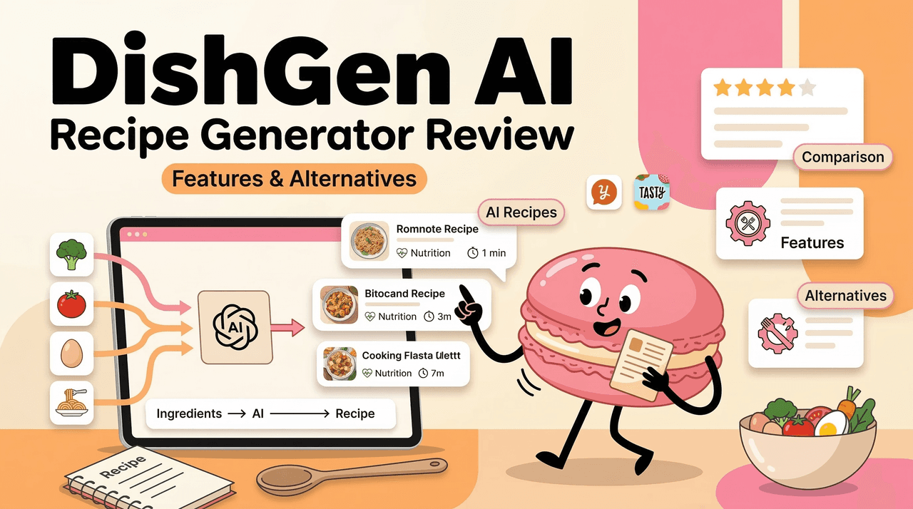 DishGen Review: AI Recipes, Features & Alternatives