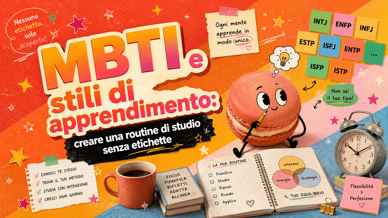 MBTI e stili di apprendimento: creare una routine di studio senza etichette