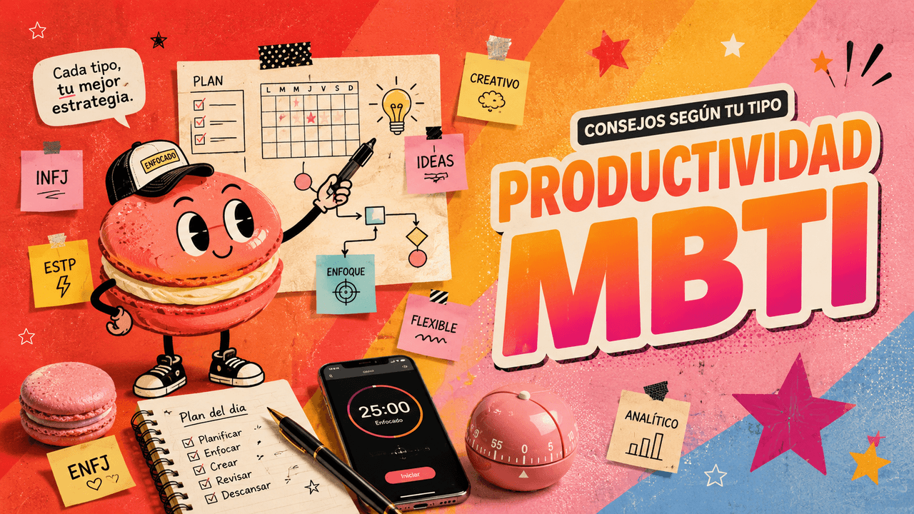 Consejos de productividad según tu tipo MBTI