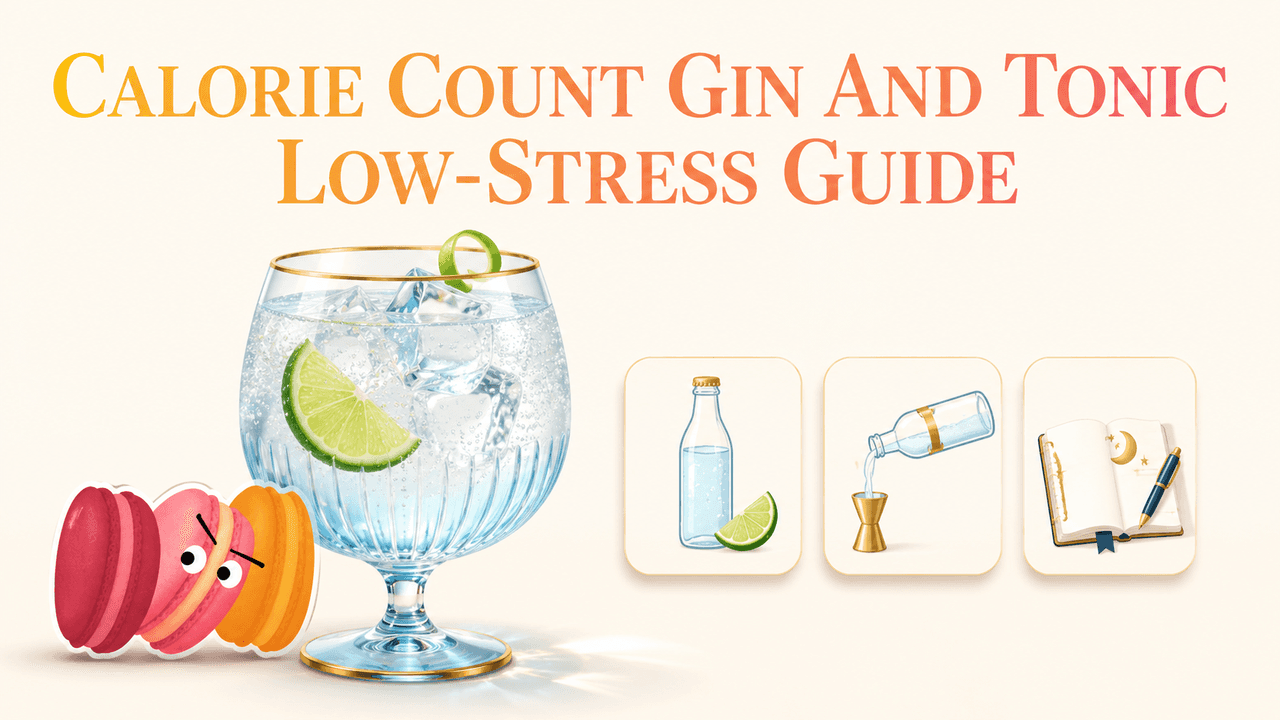 Calorie Count in Gin and Tonic: A Low-Stress Guide
