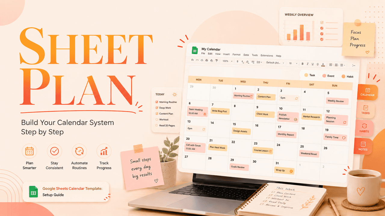 Google Sheets Calendar Template: Setup Guide