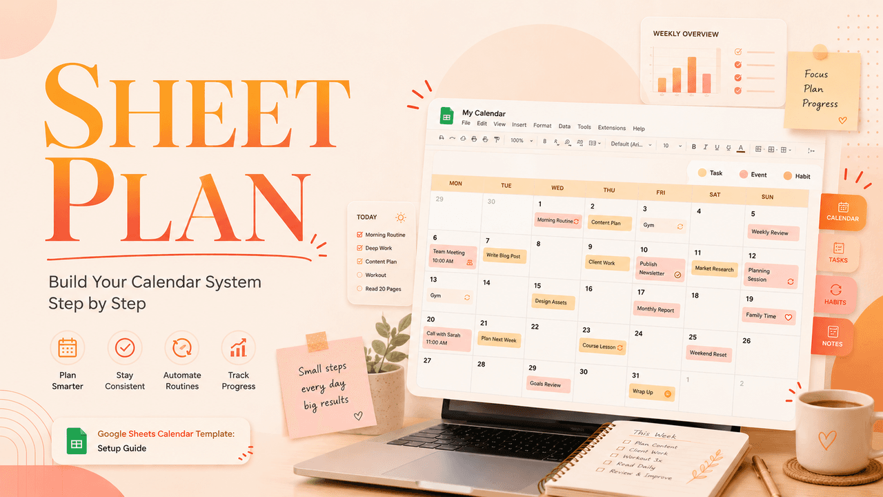 Google Sheets Calendar Template: Setup Guide