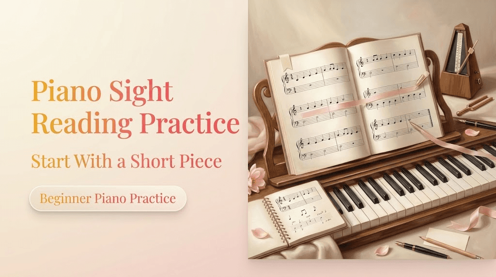 Piano Sight Reading Practice: Start With a Short Piece