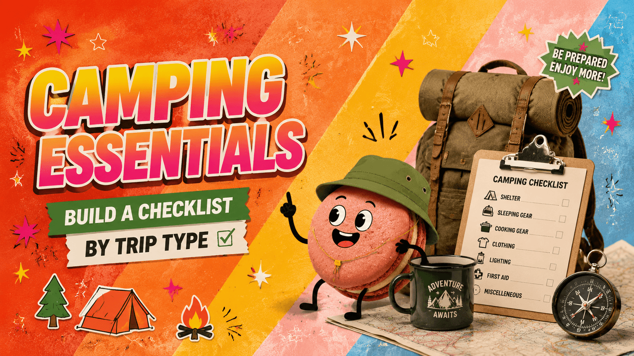 Camping Essentials: Build a Checklist by Trip Type