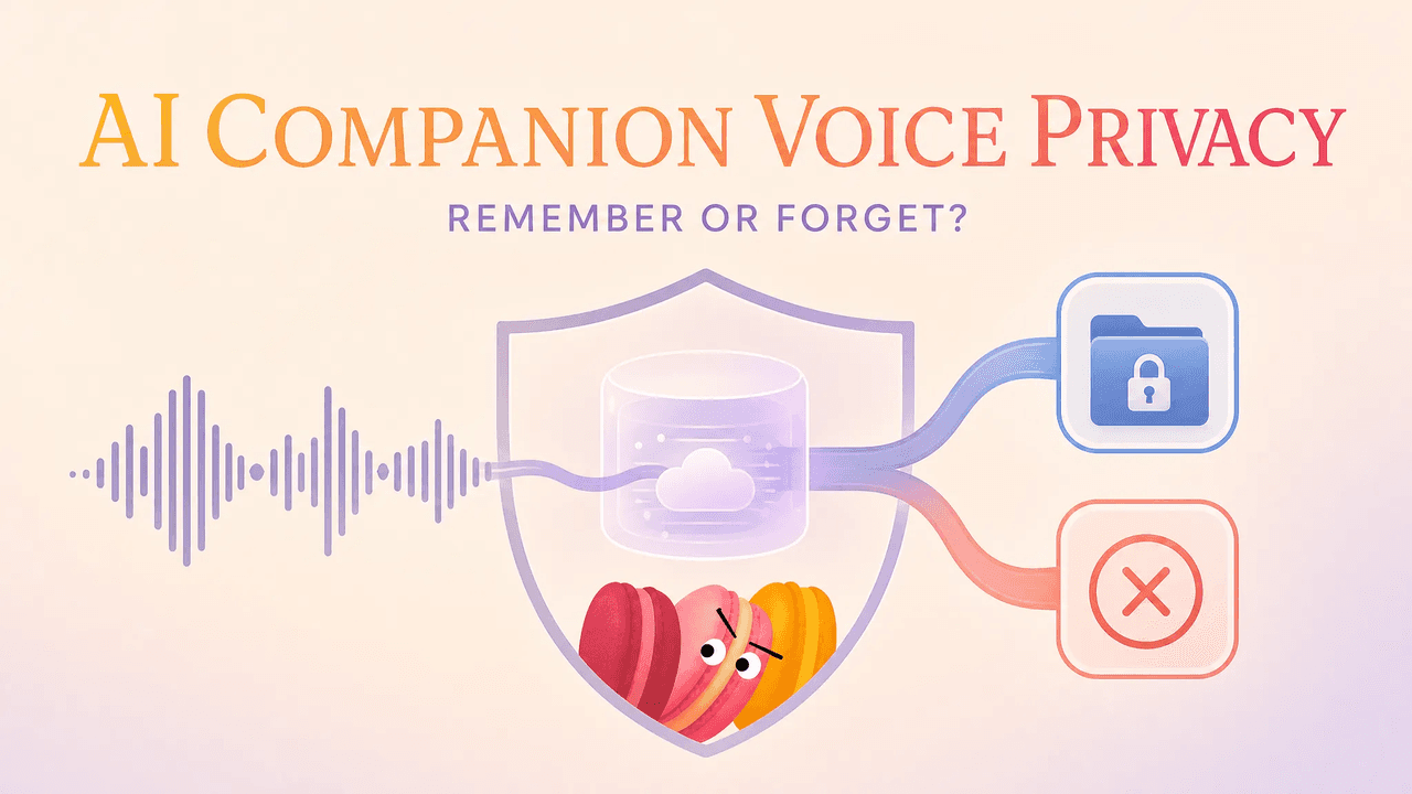 Should an AI Companion Remember Your Voice?