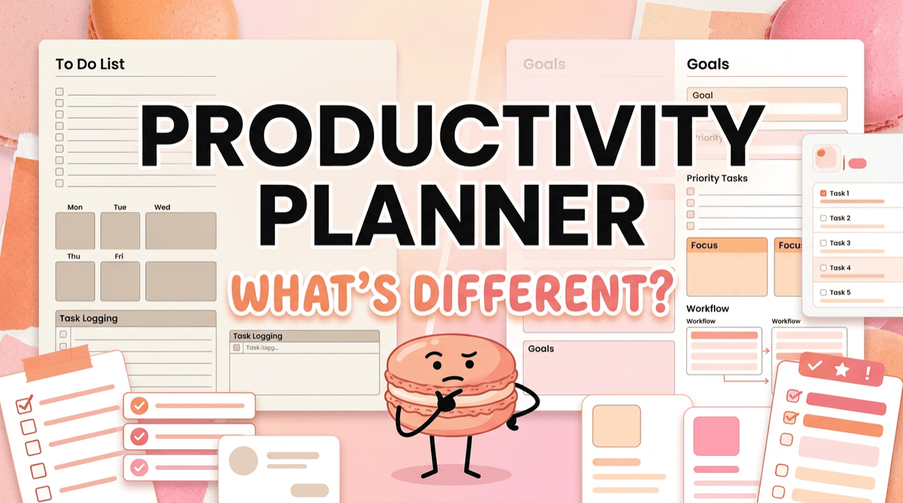 Productivity Planner: What It Is and How It Differs