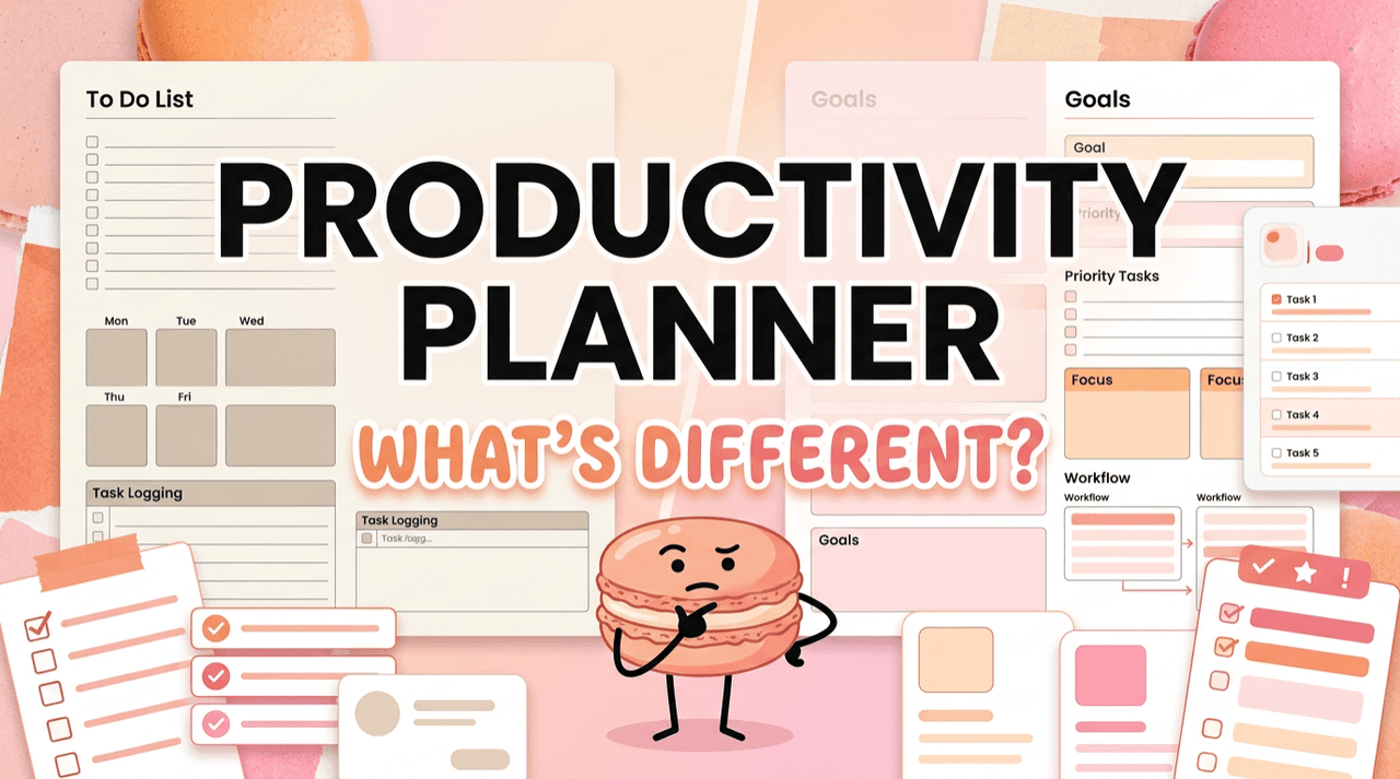 Productivity Planner: What It Is and How It Differs
