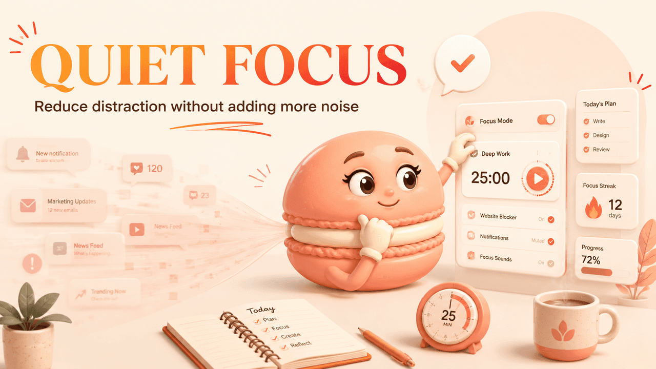 Focus Apps: Reduce Distraction Without More Noise