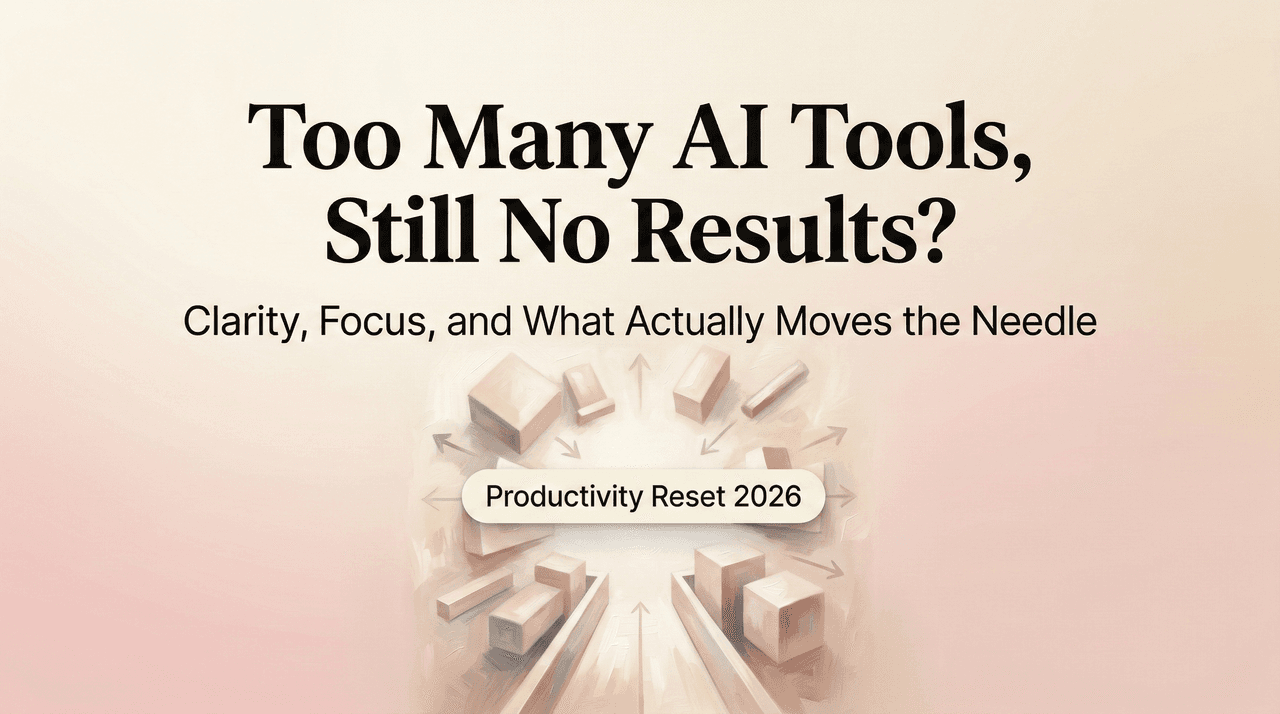 Too Many AI Tools, Still No Results?