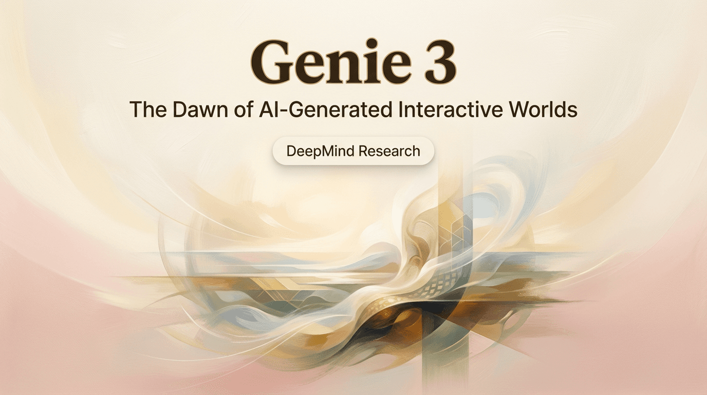 Google's Genie 3: The Dawn of AI-Generated Interactive Worlds