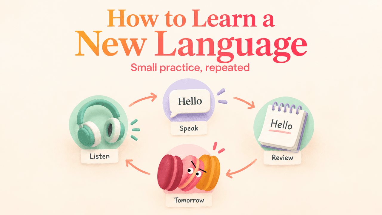 How to Learn a New Language: A Routine That Sticks