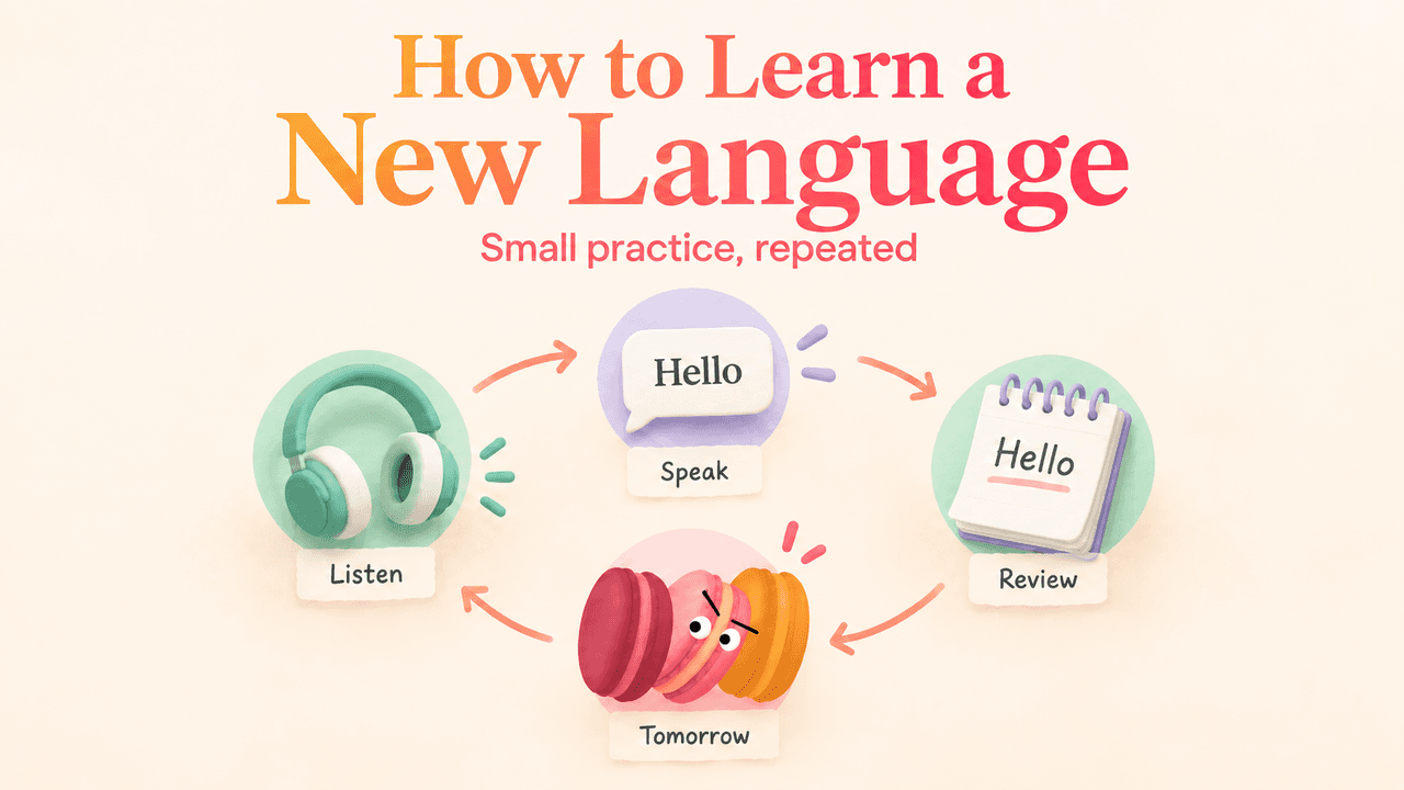 How to Learn a New Language: A Routine That Sticks