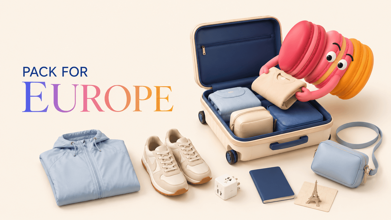What to Pack for a Europe Trip