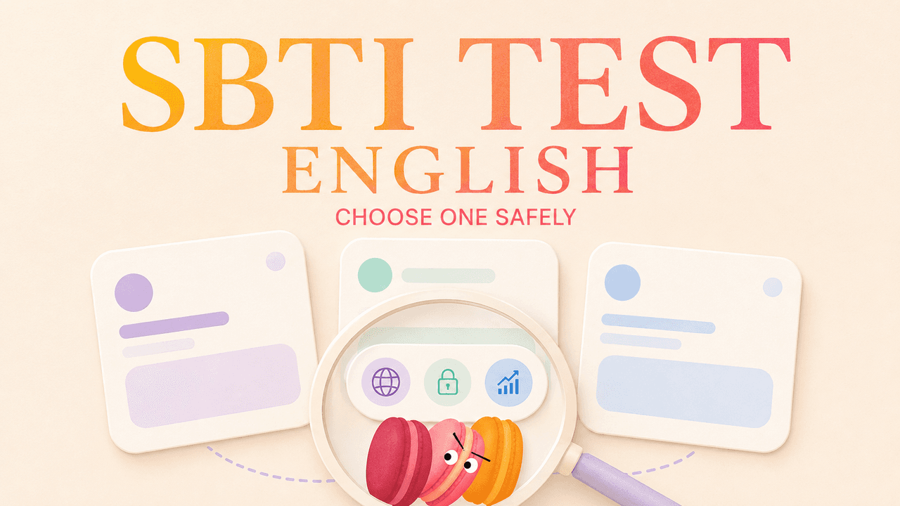 SBTI Test English Versions: Choose One Safely