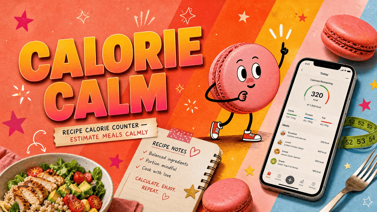 Recipe Calorie Counter: Estimate Meals Calmly