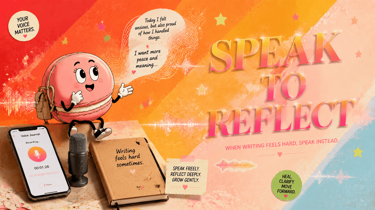 Voice Journal App: Reflect When Writing Feels Hard
