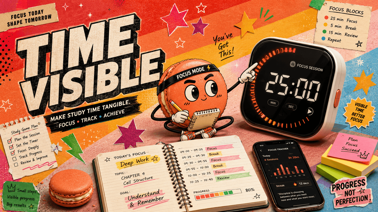 Task Timer for Study: Make Time Visible