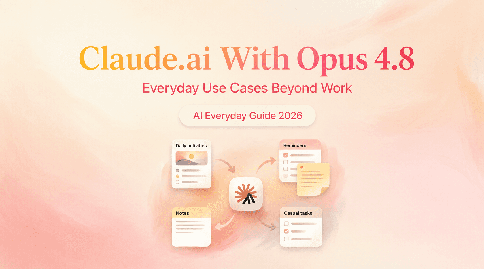 Claude.ai With Opus 4.8: Everyday Use Cases Beyond Work
