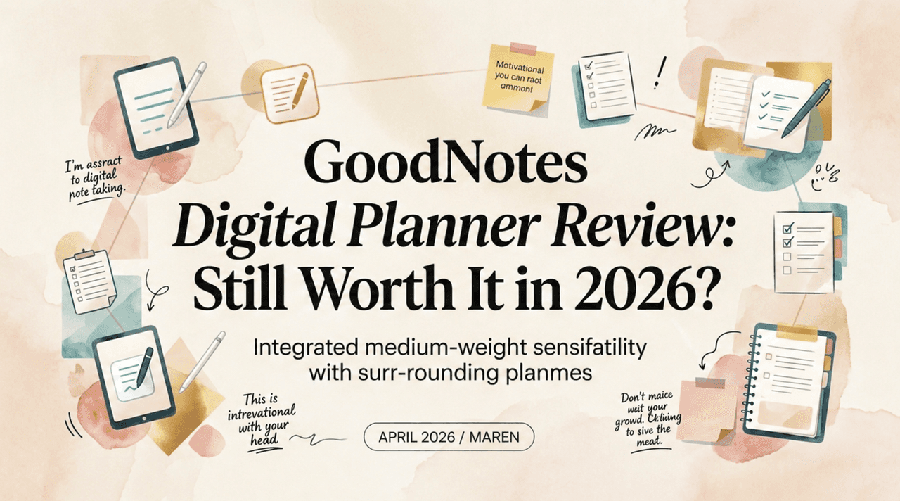 GoodNotes Digital Planner Review: Still Worth It in 2026?