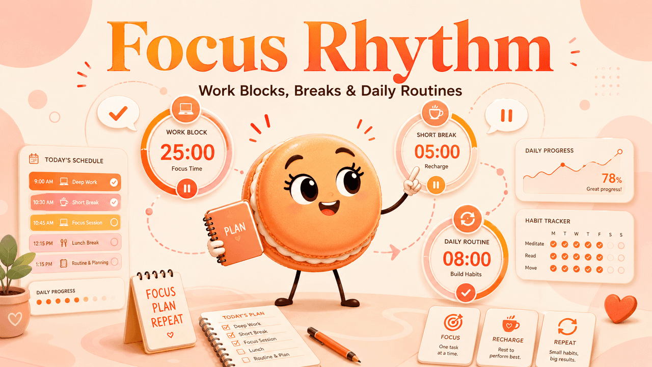 Multiple Timers: Work Blocks, Breaks, and Routines