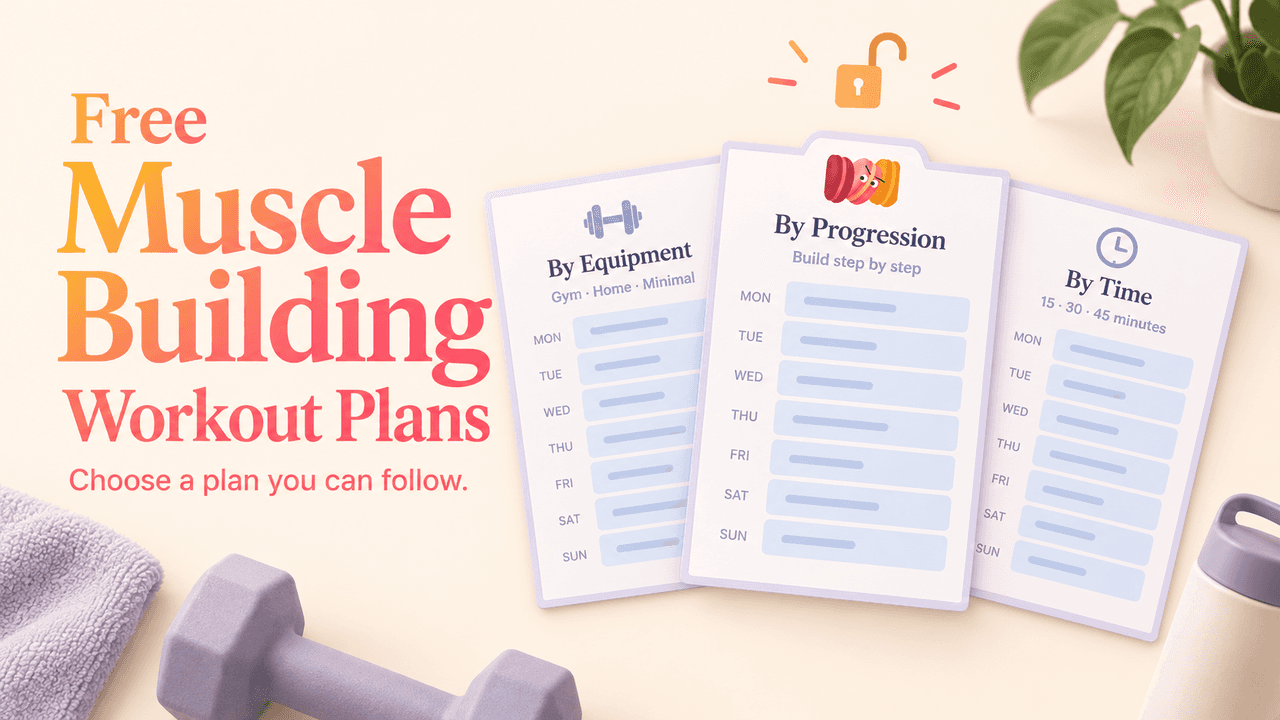 Free Muscle-Building Workout Plans: How to Choose