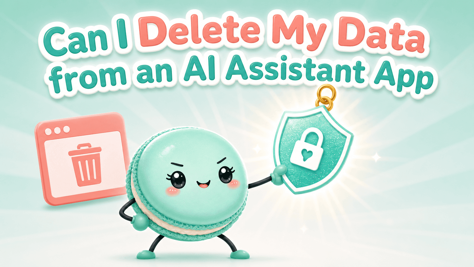 Can I Delete My Data from an AI Assistant App