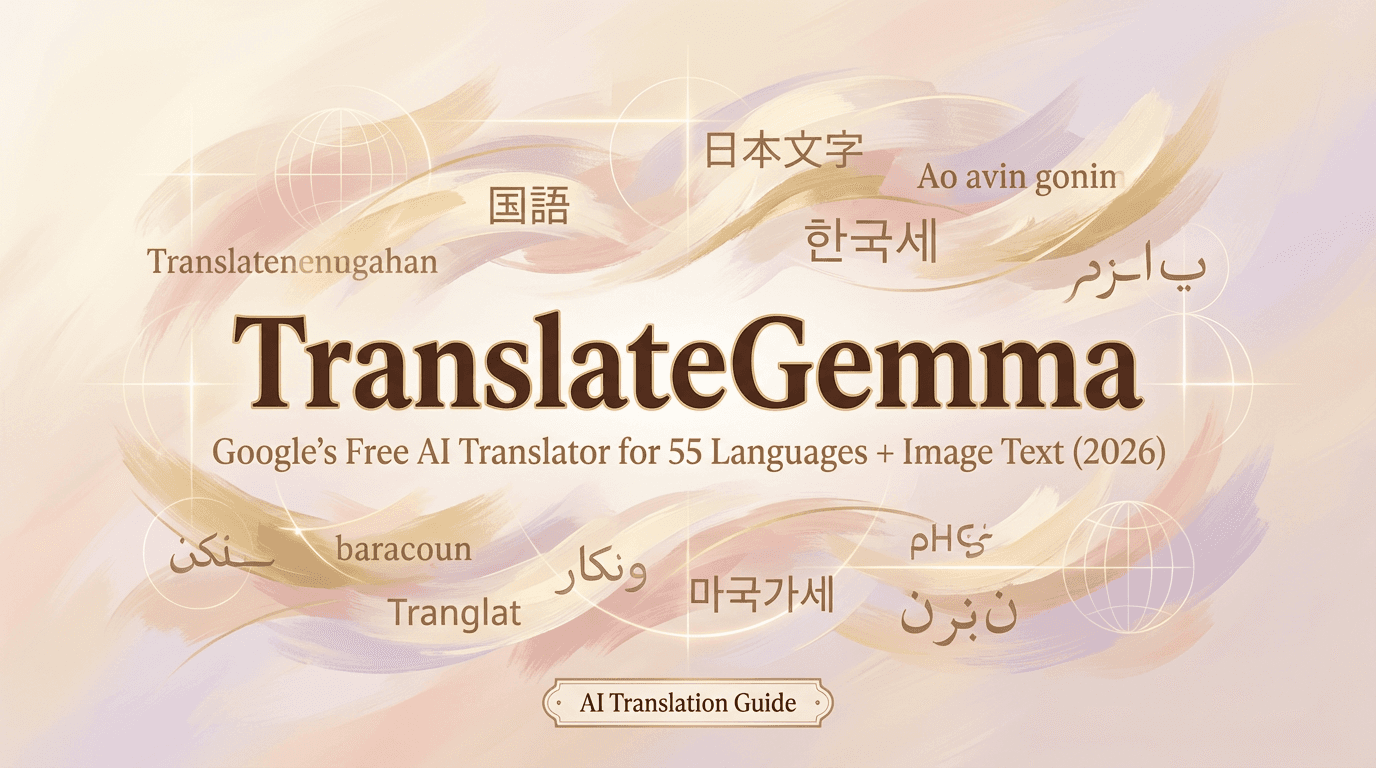 TranslateGemma: Google's Free AI Translator for 55 Languages + Image Text (2026)