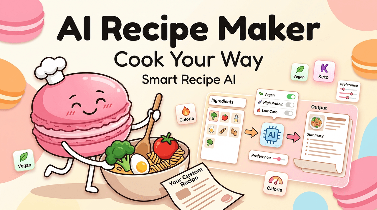 AI Recipe Maker: Build Recipes Around Your Needs