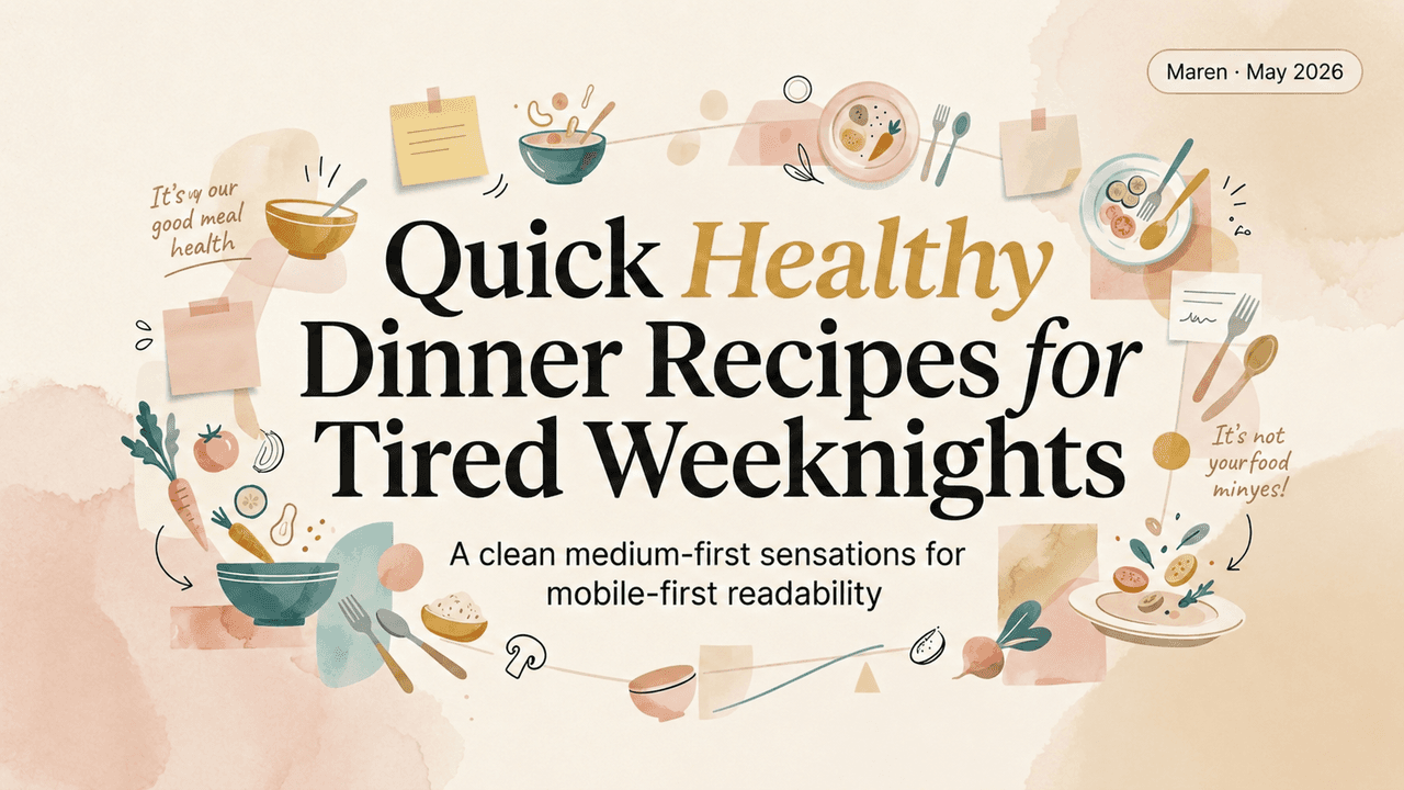 Quick Healthy Dinner Recipes for Tired Weeknights