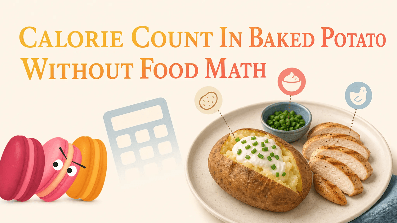 Calorie Count in Baked Potato Without Food Math