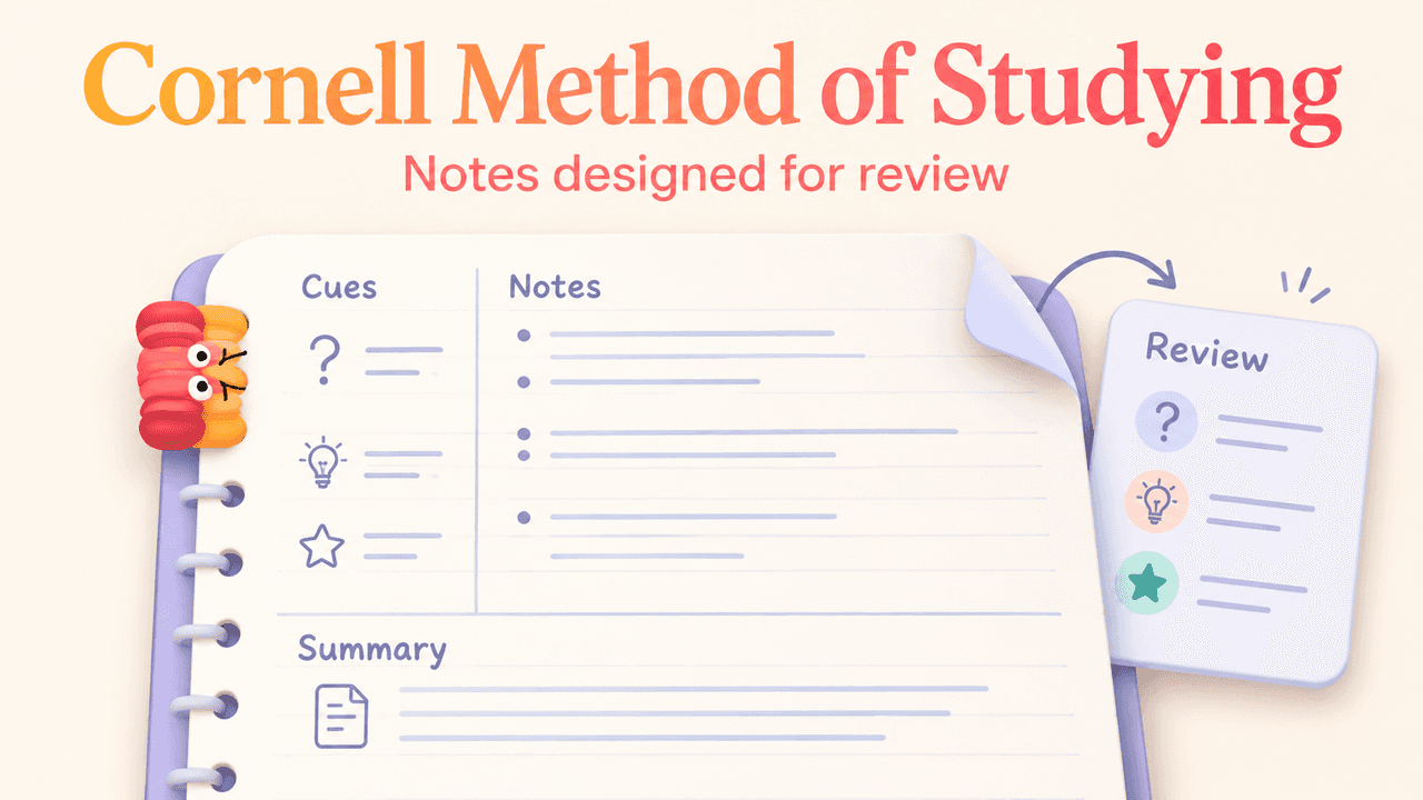Cornell Method of Studying: Notes You Can Review