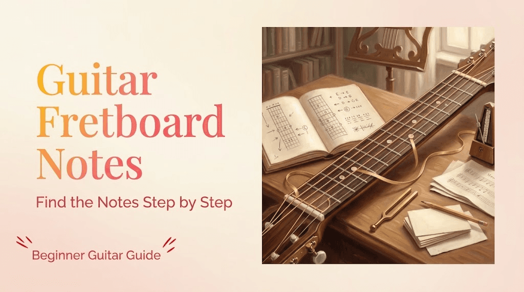Guitar Fretboard Notes: Find the Notes Step by Step