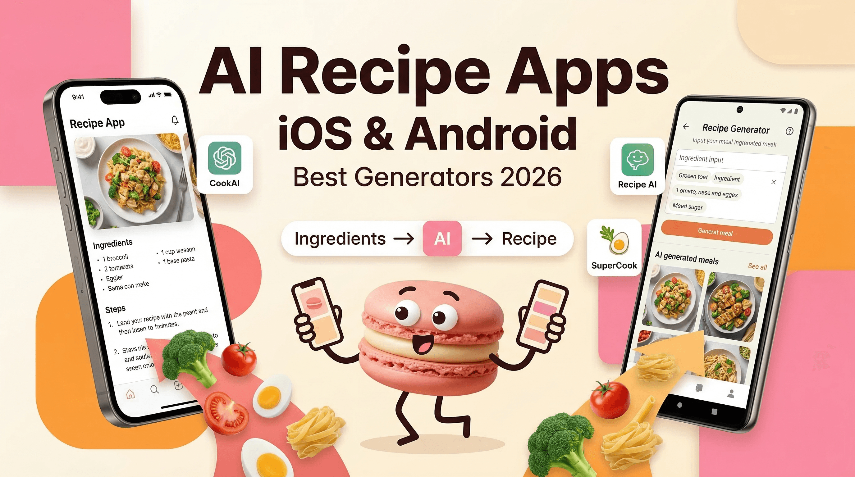Best AI Recipe Generator Apps for iOS & Android