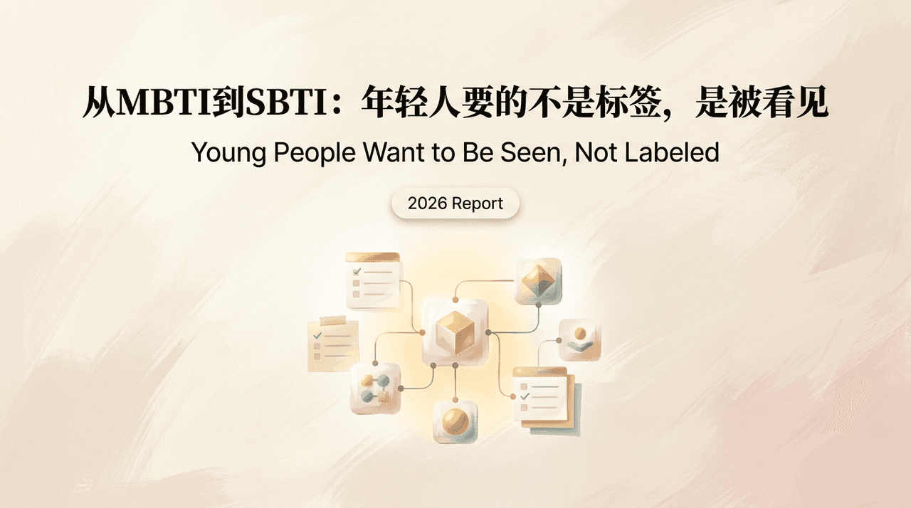 从MBTI到SBTI:年轻人要的不是标签,是被看见