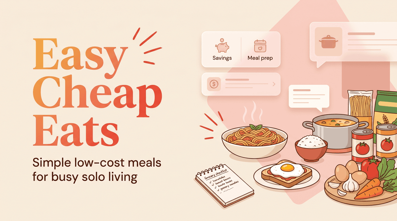 Cheap and Easy Meals for One